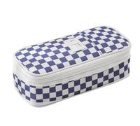 DuomaiJJ Pencil Case Multifunctional with Double Zipper Can Be Transformed Into A Large Capacity Case-Blue