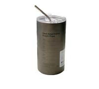 DuomaiJJ Water Bottle Ice Cup Insulated Cold Keeping Stainless Steel Coffee Portable Large Capacity-Dark Gray-600ml