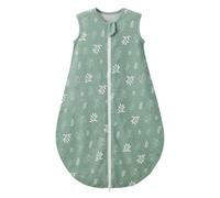 Duomiaomiao Baby Sleeping Bag 0.5 TOG Summer Sleeping Bag, 100% Cotton Baby Sleep Sack 18-36 Months Unseix Baby Wearable Blanket Newborn, Green