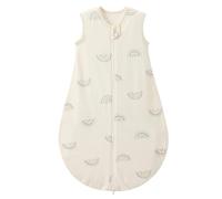 Duomiaomiao Baby Sleeping Bag 1.0 Tog Sleep Sack, Baby Sleeping Bag 100% Cotton All Years Round Baby Wearable Blanket Unisex Toddler Newborn Sleep Bag 0-6 Months, Rainbow