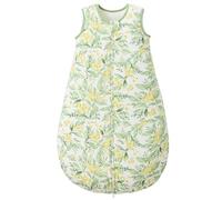 Duomiaomiao Baby Sleeping Bag 2.5 Tog, 100% Cotton Winter Baby Wearable Blanket Unisex Sleep Sack for 0-6 Months Girl Boy, Big Green Leaf