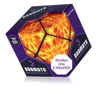 Duomoto Magnetic Transforming Cube - Shape Shifting Double Creativity Puzzle w/ 96 Rare Earth Magnets - Transforms Into Over 100 Shapes - by Fun in Mo