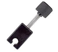 Duontyye 1 Pcs Black Bass Bridge Saddle Guitar Black Bass Bridge Saddle for Headless Bass Bridge Guitar Accessories Replacement Parts