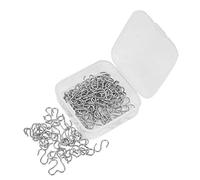 Duontyye 150 Pieces Mini S Hooks Connectors Metal S-Shaped Wire Hook Hangers for DIY Crafts, Hanging Jewelry, Key Chain and Tags
