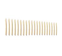 Duontyye 20Pcs/ Set Classical Acoustic Guitar Fret Wire Copper 20 Fingerboard Frets 2.0mm for Acoustic Guitar Parts
