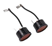 Duontyye 2Pcs 1/2HP 375W Refrigerator Thermal Overload Protector Compressor Replacement Part for Mini Refrigerator, Wine Center