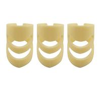 Duontyye 3 Pcs Guitar Picks Electric Acoustic Guitar Ukulele Index Finger Picks Pick Guitar Stringed Instrument Part Accessories L