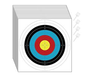 Duontyye Archery Targets Paper for Backyard, 30Pcs Bow Targets for Hunting & Archery Targets, Target Practice Replacement Parts Accessories