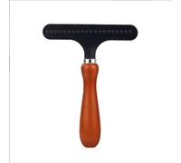 Duontyye Carpet Rake Carpet Groomer Rake with Wooden Handle for Carpets Rugs Removal 1 Piece