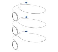 Duontyye Cord Holders 3Pcs Stainless Steel Wire Eye Loupe Eyeglasses Holder Band Magnifier Bracket Watch Magnifier Holder Easy Install