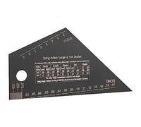 Duontyye Fret Leveling Tool Guitar Bass Neck Fingerboard Measuring Ruler Stainless Steel Fret Rocker Guitar Luthier Tool