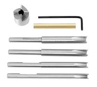 Duontyye Pen Barrel Trimming System with 3/4 Inch Cutting Head,7mm, 8mm, 3/8 Inch, 10mm Pilot Shafts, Pen Barrel Mill Trimmer Set