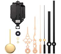 Duontyye Quartz Pendulum Clock Movement DIY Movement Kit with 2 Pairs Hands Pendulum,DIY Mechanism Pendulum Movements Replace