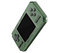 Duontyye Retro Portable Mini Handheld Game Console 8-Bit 3.0 Inch Color Screen LCD Game Player Built-in 500 Games-Green
