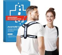 Duoorra Posture Corrector for Women and Men, Hunchback Posture Corrector, Relieves Neck/Shoulder/Back Pain at the Source, Adjustable and Breathable Upper Back Brace