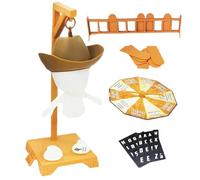 DUOPAI Magnetic Hangman Mystery Word Guessing Game, 2025 New Fun Hangman Board Game Magentic Cowboy, Glow In The Dark Travel Game Guess The Word Before Hank Falls (Yellow)