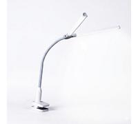 Daylight DuoPro Dual Head Clamp LED Lamp - Grey/White, none