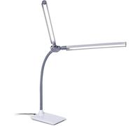 DuoPro™ Dual Head LED Desk Lamp with Anti-Glare Shades, Adjustable Brightness