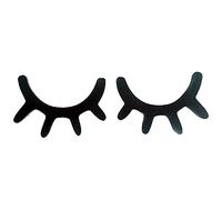 Duories 3D Wooden Eyelashes Sleeping Eyes Wall Sticker Wall Decoration Wall Decoration for Baby Children Bedroom Living Room Nursery Baby Room Playroom Girls Boys Black