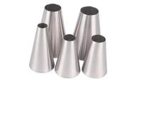 DUORUI 5pcs Icing Piping Nozzle Round Hole Shape Cream Cake Decorating