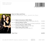 DUOS FOR OBOE AND PIANO: WORKS BY R. SCHUMANN, D. LUDWIG, F. POULENC AND P. HAAS