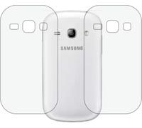 DUOS S6812 Back Screen Back Skin Rear Screen Protector 3D Frosted Carbon Fiber Skin Not a Tempered Glass for SAMSUNG FAME DUOS S6812Pack of 2