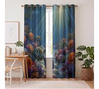 DUOTCYELE Beautiful Fantastical Animals Blackout Curtains 2 Panels