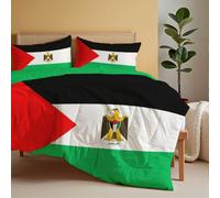 DUOTCYELE Israel Flag Coverless Duvet Super King, 264x240cm | Reversible Meaningful Design Comforter for All Year Round, Cosy Lightweight Coverless Duvet Quilt for Bedroom, Machine Washable