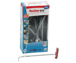 Duotec Nylon Plasterboard Fixings, 10 Pack with Screws - FISCHER FIXINGS