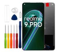 Duotipa 6.6 Inch LCD Display Compatible with Realme 9 Pro 5G RMX3471, RMX3472 (Black Without Frame) LCD Display Touchscreen Digitizer Assembly with Repair Tools Kit