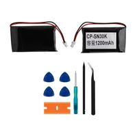 Duotipa Replacement Battery CP-SN30K Compatible with Sena 30K, 50S Bluetooth Headset Battery with Repair Tools Kit 1200 mAh
