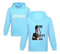 Duoxinbos Wednes-day Hoodies Girls Gothic Hooded Sweatshirt Kids TV Programmes Fashion Pullover Long Sleeve Printed Streetwear for Ages 2-13 Back to School
