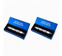 DuoZanthic 2 PCS 250th U.S. Anniversary Ballpoint Pen, Patriotic Commemorative Pen with Gift Box, 1776-2026 Independence Day Gift for Collectors and Teachers