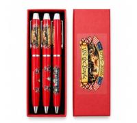 DuoZanthic 3 PCS 250th Anniversary Commemorative Ballpoint Pen, Patriotic Collector’s Pen with Gift Box, 4th of July and 250 Years of America Freedom Gift(Red)