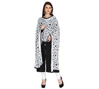 DUPATTA BAZAAR Woman's White & Black Embrodiered Chiffon Dupatta Free size