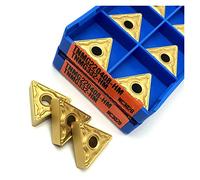 DUPHA Carbide Inserts 10 Pcs TNMG220404 TNMG220408 Stainless Steel Cutting Tool CNC Machine Tool Milling Tool (Angle : TNMG220408 HM PC9030)