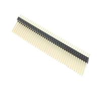 Duplex pin header 100pcs 1.27mm .27 2 * 50P Single Double Male 1X40P Long 11mm 12mm 14MM Connector Strip(1X50P L11)