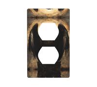 Duplex Socket Decorative Wall Plate Electrical Receptacle Light Switch Quality Faceplate Switchplate for Home Decor 4.5 X 2.76 in The Majestic Eagle Picture