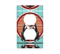 Duplex socket decorative wall plateThe silent monkey, PC material, suitable for residential and commercial areas