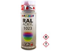 Dupli Color RAL Acrylic Spray Glossy RAL 1023 Spray Can 400ml
