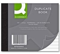 DUPLICATE BOOK 102 X 127MM KF04094 By Q CONNECT