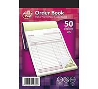 Duplicate Order Book Voucher Pad 50 Sets Carbonless NCR 137x203mm DCU5801 (3 Books)