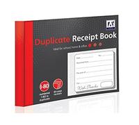 Duplicate Receipt Book 80 Numbered Pages 2 Sheets Carbon Paper Home Business Office