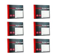 Duplicate Receipt Book Cash Book A6 Numbered 1-80 x 6 Books Plus Star Online Pen with Each Order