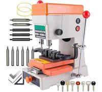 Duplicating Key Copy Machine - Vertical Automatic Key Cutting Machine for Locksmiths, Door & Car Lock Key Making, High Precision Key Duplication Tool