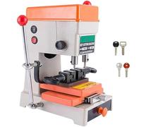 Duplicating Key Copy Machine Vertical Key Cutting Machine 200W Multifunctional Manual Key Duplicating Machine Duplicating Cutting Locksmith Equipment for Door and Car Lock Key