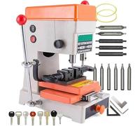 Duplicating Key Copy Machine, Vertical Key Cutting Machine, Automatic Key Copying Machine for Key Making, for Door and Car Lock Key,220V