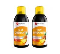 Duplo Slim draining: food supplement that combines meadow, hibiscus, cherry corner, green tea and CactineaTM. The phytotripum of guava, aosa seaweed and genseng. Pineapple flavor.