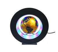 DUPLUSFUN Globe Levitating Lamp Magnetic Levitation Globe LED World Floating Lamp Rotating Globe Lights Bedside Lights Spinning
