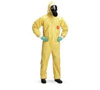 Dupont Tych-C-Cha5Y_Xl Safety Tychem Overall, Yellow, X-Large Size